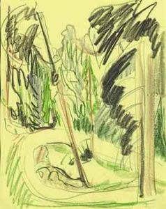 Wegschleife by Ernst Ludwig Kirchner