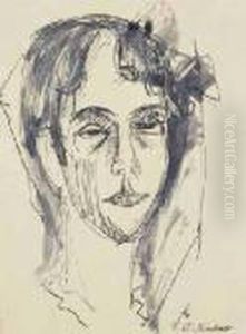 Frauenkopf (testa Di Donna) by Ernst Ludwig Kirchner