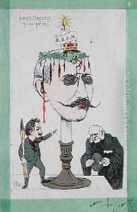 Alfred Dreyfus King of the Martyrs 1904 by Orens