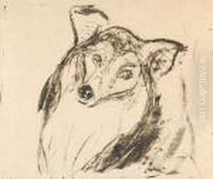 Hundekopf by Ernst Ludwig Kirchner
