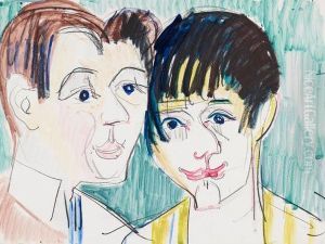 Doppelportrat by Ernst Ludwig Kirchner