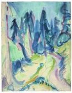 Tannenwald by Ernst Ludwig Kirchner