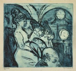 Damenkapelle by Ernst Ludwig Kirchner