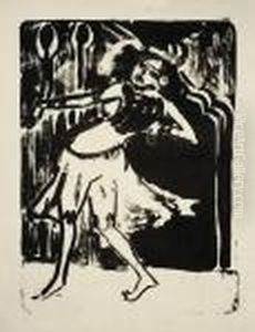 Indische Tanzerin by Ernst Ludwig Kirchner