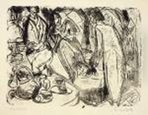 Teestunde by Ernst Ludwig Kirchner