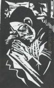 Strickendes Madchen by Ernst Ludwig Kirchner