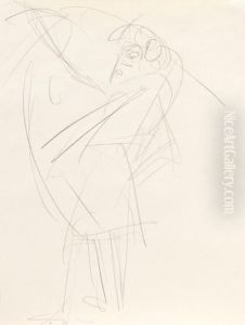 Beim Mahen by Ernst Ludwig Kirchner