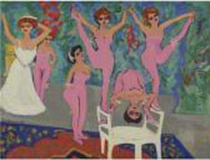 Varieteparade (variety Show) by Ernst Ludwig Kirchner