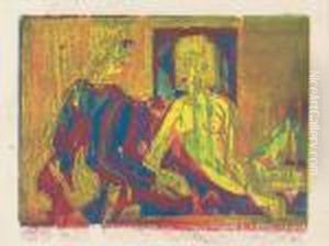 Unterhaltung by Ernst Ludwig Kirchner