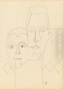 Ernst Ludwig Und Erna, Doppelbildnis by Ernst Ludwig Kirchner