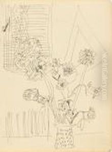 Blumen In Einer Vase by Ernst Ludwig Kirchner