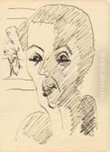Selbstbildnis by Ernst Ludwig Kirchner