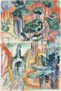 Taunuslandschaft Mit Brucke by Ernst Ludwig Kirchner
