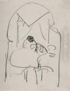 Das Turkische Cafe by Ernst Ludwig Kirchner