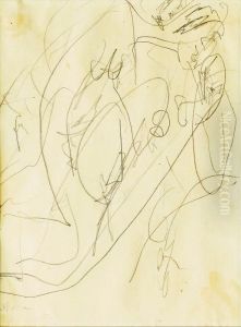 Aktstudie by Ernst Ludwig Kirchner
