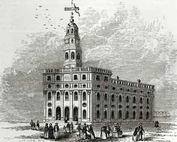 Mormon Temple at Salt Lake, 1854 - view 1