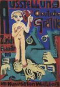Ausstellung Deutsche Grafik Im Kunstsalon Wolfsberg by Ernst Ludwig Kirchner