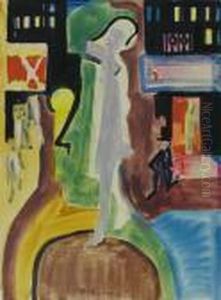 Cafe Schneider In Davos by Ernst Ludwig Kirchner
