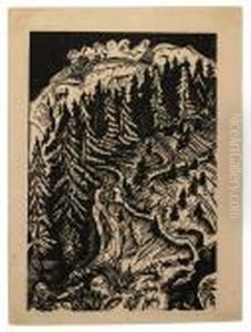Drei Wege by Ernst Ludwig Kirchner