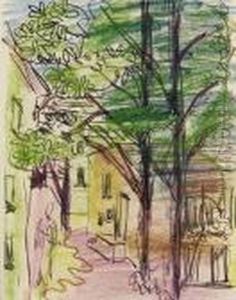 Dorfstrase by Ernst Ludwig Kirchner
