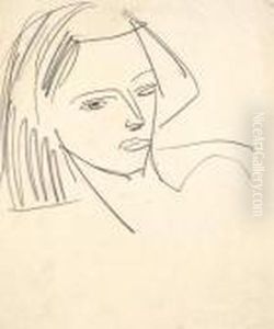 Frauenbildnis by Ernst Ludwig Kirchner