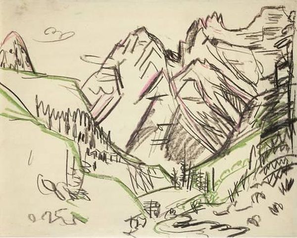 Berglandschaft (sertigtal) - view 1