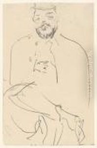 Schmidt-rottluff, Sitzend by Ernst Ludwig Kirchner