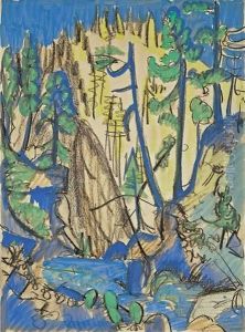 Blick Ins Tobel by Ernst Ludwig Kirchner
