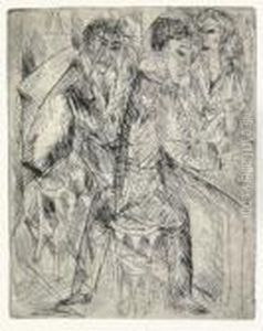 "barszene" by Ernst Ludwig Kirchner