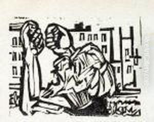 Die Verfluchung by Ernst Ludwig Kirchner