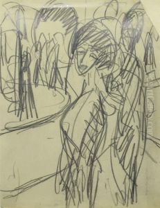 Strassenszene In Berlin by Ernst Ludwig Kirchner