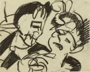 Liebespaar by Ernst Ludwig Kirchner