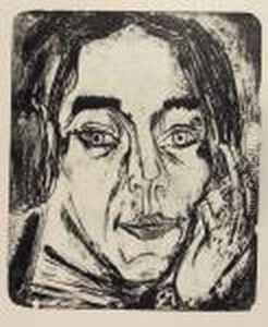 Kopf Mary Wigman by Ernst Ludwig Kirchner