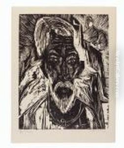 Alter Bauer. - Florian Sprecher by Ernst Ludwig Kirchner