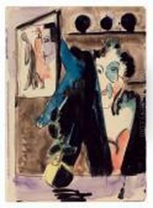 Atelier by Ernst Ludwig Kirchner