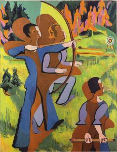 Bogenschutzen by Ernst Ludwig Kirchner