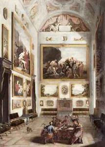 Musical Entertainment at a Table after 1692 by Jan Onghers or Ongers