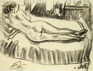 Property From A Private German Collection
 

 
 
 

 
 Liegender Ruckenakt Auf Sofa (reclining Nude From Behind, On A Sofa) by Ernst Ludwig Kirchner