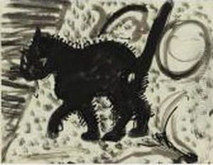 Katze by Ernst Ludwig Kirchner