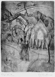 Park Konigstein by Ernst Ludwig Kirchner