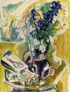 Stilleben Mit Blumenvase