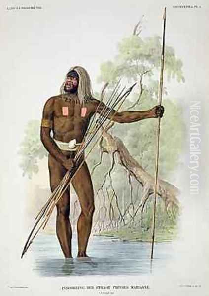 Native of Princess Marianna Strait from Verhandelingen over de Natuurlijke Geschiedenis der Nederlandsche overzeesche Bezittingen - view 1
