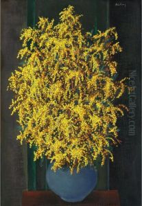 Nature Morte Avec Mimosas by Jean Kisling