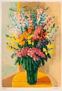Kwiaty W Wazonie by Jean Kisling
