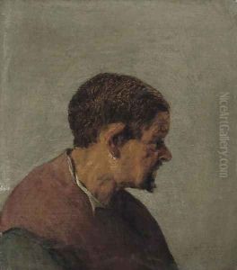 Head of a man in profile