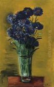 Bouquet De Bleuets by Jean Kisling