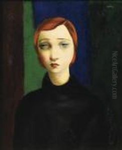 Portrait De Femme by Jean Kisling