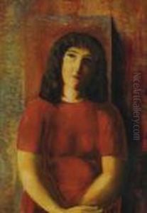 Jeune Fille A La Robe Rouge
