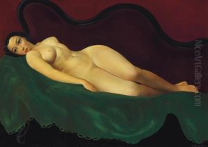 Grand Nu Au Canape by Jean Kisling