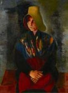 La Provencale (portrait De La Mere De Renee Kisling) by Jean Kisling